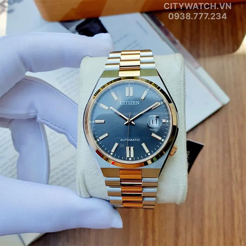 Citizen Tsuyosa Automatic Black Dial Men’s Watch- NJ0154-80H